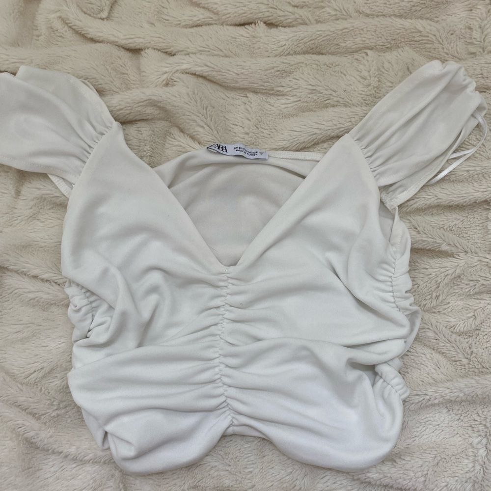 Zara rouched going out top